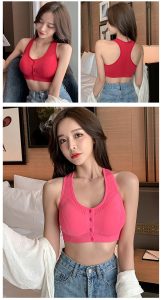 Font Four Button Nursing Bra - Image 3