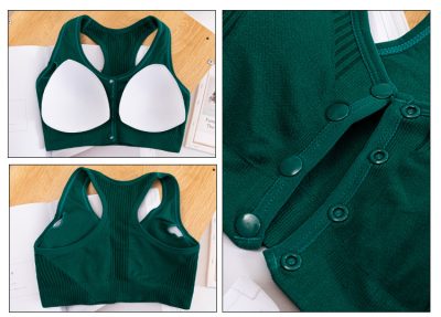 Font Four Button Nursing Bra - Image 5
