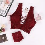 Font fita bra panty set
