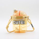 Double chamber water bottle 700ml - Image 5