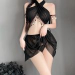 Front Cross Night Dress - Image 7